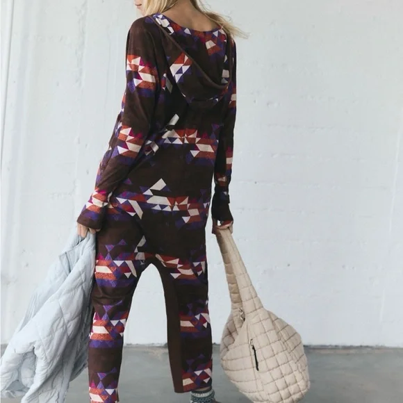 NWT FP Movement by Free People Hot Shot Long Sleeve Printed Onesie Small - Picture 3 of 13